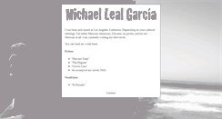 Desktop Screenshot of michaellealgarcia.com